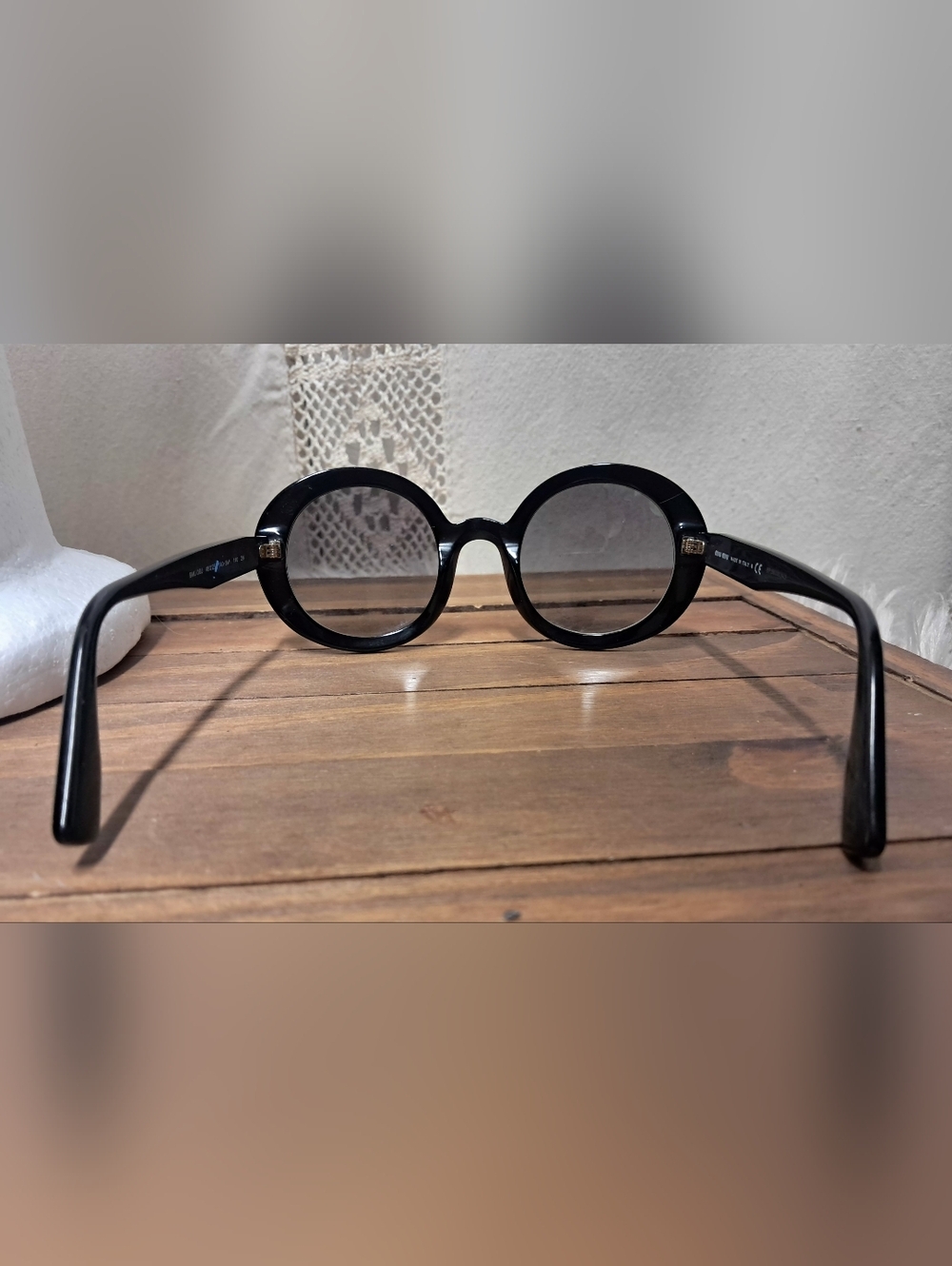 Miu Miu Red Star Round Sunglasses - Picture 8 of 8